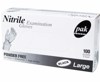 HandCare TuffNite Black Nitrile Examination Gloves 100pk Glove - Large